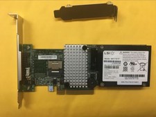 LSI MegaRAID L3-25121-86B 4 Port SATA SAS RAID Controller Card 9260-4i  Battery