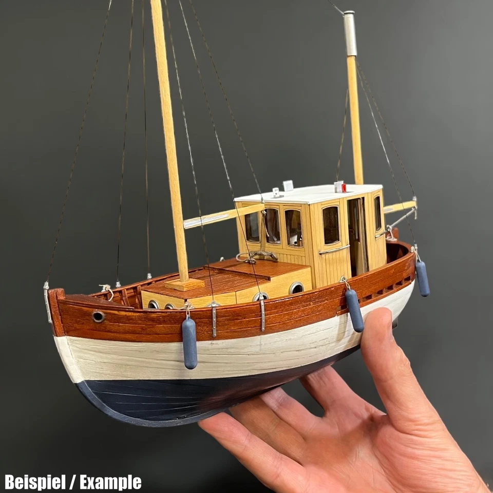 Fischerboot toller Laser Cut Bausatz 1:35 aus Holz zum selberbauen + 3D Druck - Bild 2 von 4