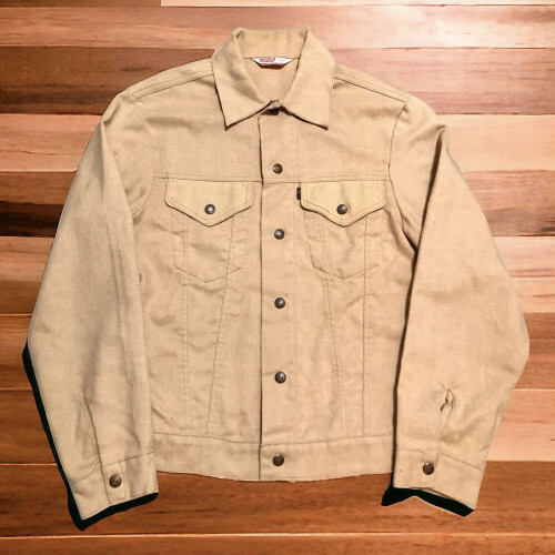 vintage 70s levis sta-ple jacket size 38 beige USA [VG vintage 70s levis sta-ple jacket size 38 beige USA [VG