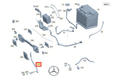 Original Mercedes-Benz A2535404632 Electric Cable Set Glc Class C253 X253