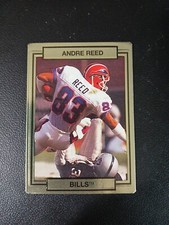 1990 Action Packed Football Card #17 Andre Reed Buffalo Bills HOF