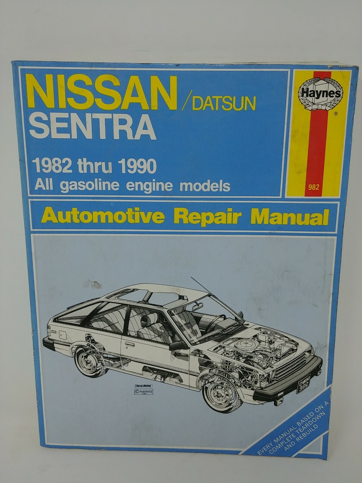 Nissan Sentra Tuneup Repair Manual 1990 1989 1988 1987 1986 1985 1984