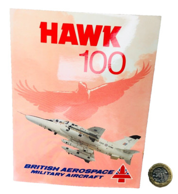 Aufkleber Flugzeug Hawk 100 British Aerospace Flugzeug selten Vintage Flying ra
