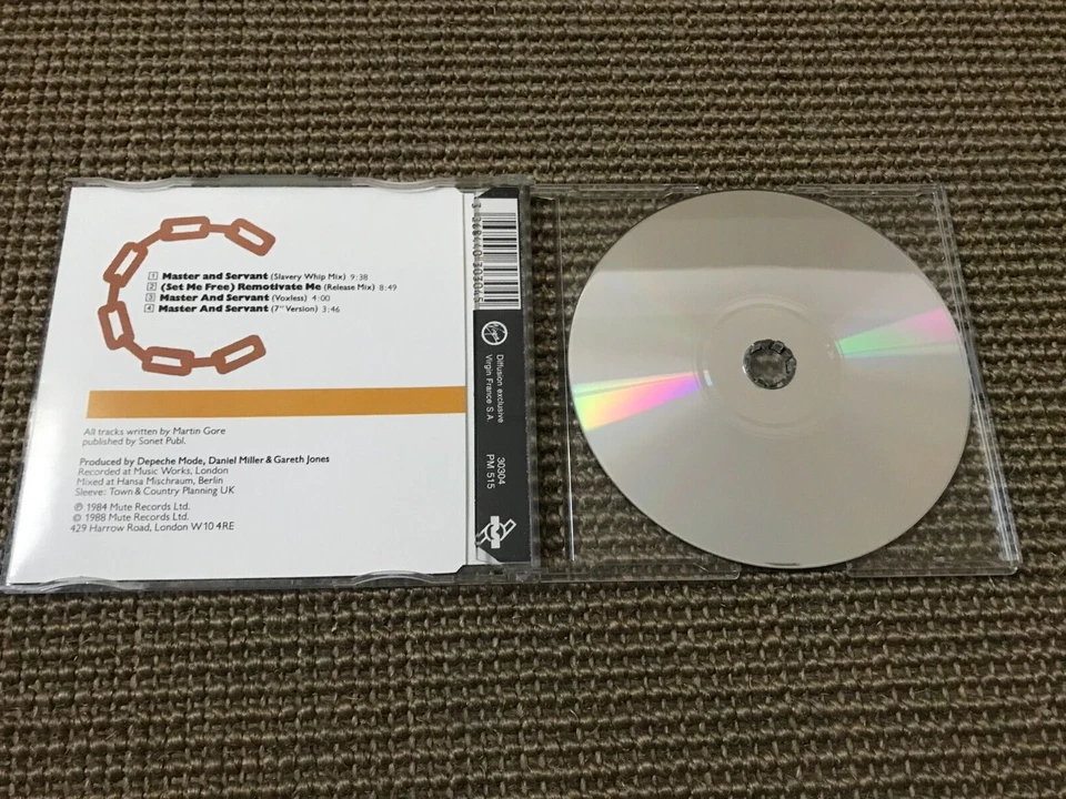 FRENCH CD MAXI 4T DEPECHE MODE MASTER AND SERVANT (1988) - Photo 2/3