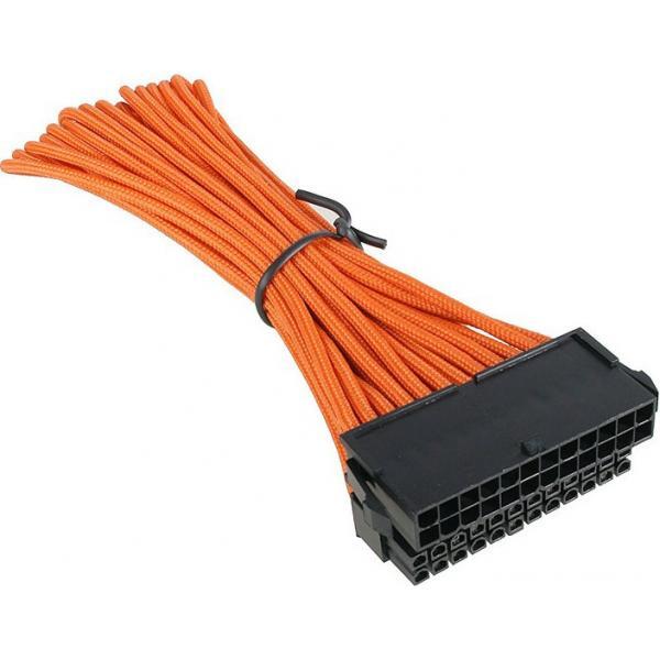 BitFenix Prolunga 24-Pin ATX 30cm - Sleeved Arancione