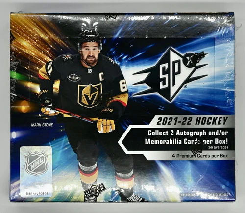 2021-22 Upper Deck SPx Hockey Hobby Box - Sealed
