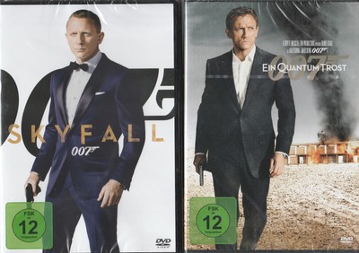 James Bond 007 - Ein Quantum Trost & Skyfall - 2 DVD, 1 Price!! (NEW/OVP)