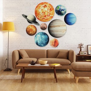Hot 9pcs Glow In The Dark Solar System Planets Wall Stickers