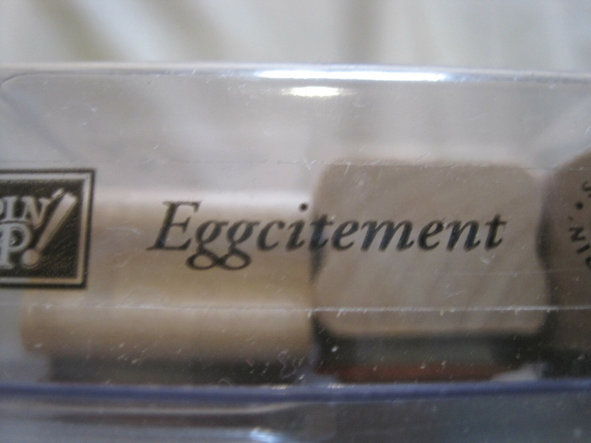 Stampin Up! Complete Set of 7 Stamps~Eggcitement~LBDFA | eBay