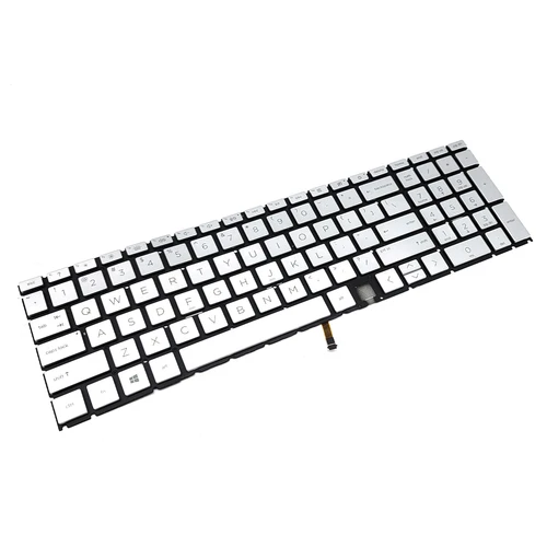 New Silver Keyboard Backlit For HP ENVY 17m-cg1013dx 17m-cg0013dx 17m-cg0xxx US
