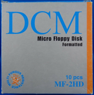 3,5'' FLOPPY MF-2HD DCM (FORMATTED) -- 10 STÜCK