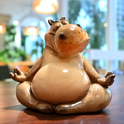 Yoga Hippo  Resin, plaster, soap mold, candle mold