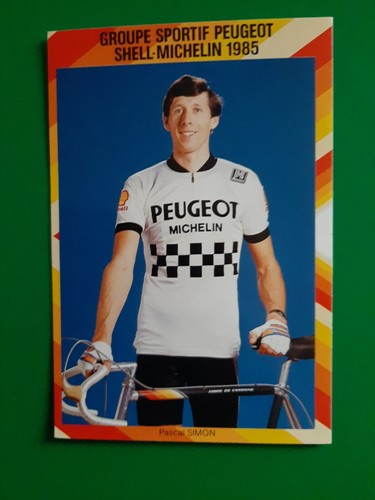Maillot Cyclisme Vintage – Jérôme Simon – Équipe Z – Peugeot Cycles – Saison 88