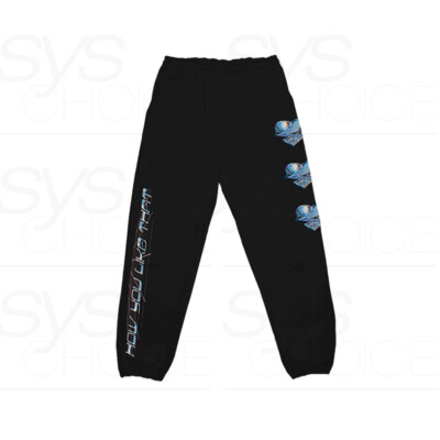 BLACKPINK Official Goods Sweatpants Black or White H.Y.L.T +