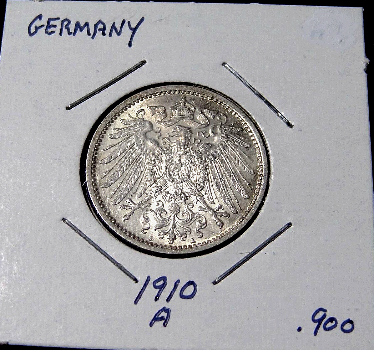 1910-A German One Mark Germany World Silver Coin UNC | eBay