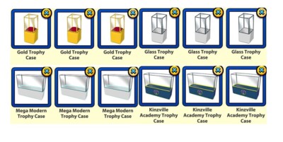 Webkinz Virtual Trophy  cases  leave note in reply to seller items picked &user