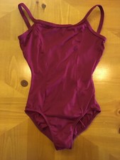So Danca Red Maroon Burgundy Ballet Jazz Dance Camisole Leotard Petite Adult PA