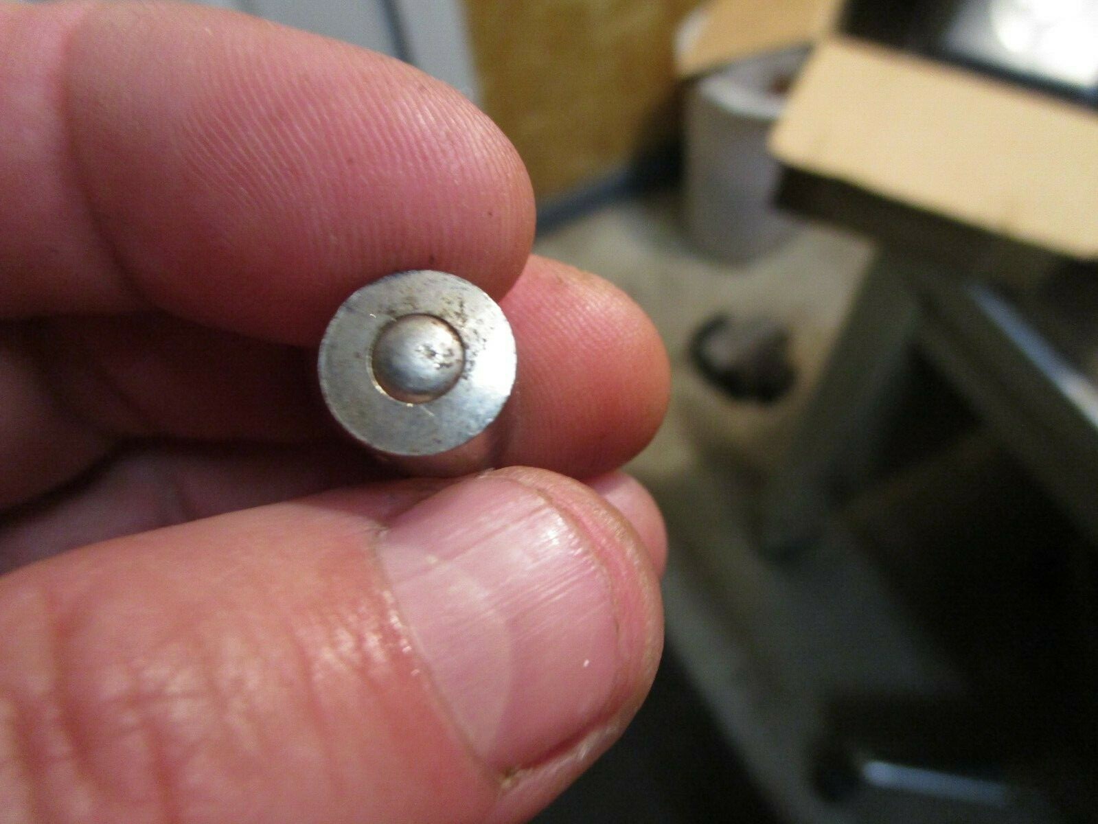NOS Gits 7/16" Brass Press Fit Ball Type Oiler Lathe Machine Engine Motor