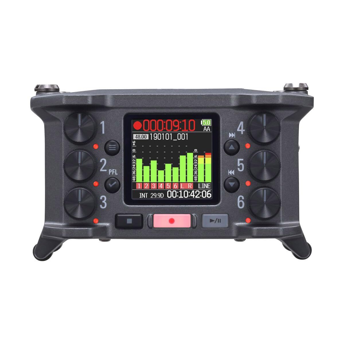 その他 ZOOM F6 Zoom F6 6ch Field Recorder Multi Track 32-Bit Float Dual AD