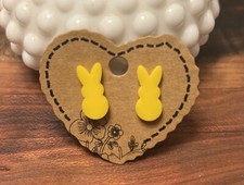 Easter Bunny Girls Earrings 4 Pair