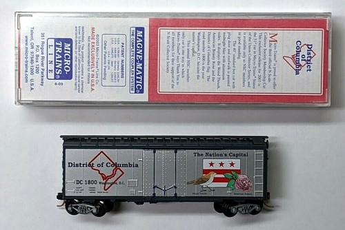 MTL S Micro-Trains Special Run 3.01 Washington DC DC 1800 40 pies vagón de carga | Zustand: New