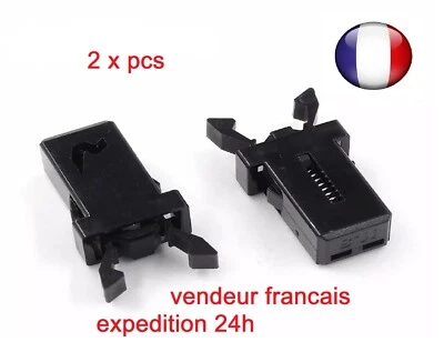 2x KITCHEN MOVE NEUF Poubelle One touch Remplacement Compatible Push Loquet noir