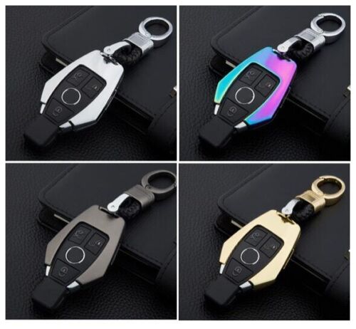 Silver/Black/Gold/Colorful Key Case Protection For Benz GLA C Class B Class - Afbeelding 1 van 9