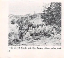 Texas Ranger Field Gear And Equipment For 1949 5" x 4.5" Vtg Magazine Excerpt