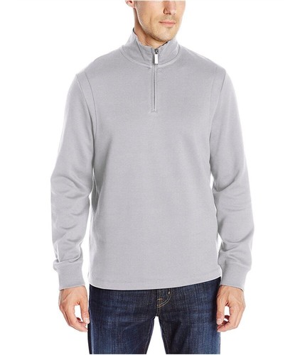 Perry Ellis Mens Quarter-Zip Knit 