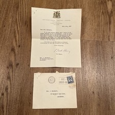 Vintage 1967 Letter With Envelope And Stamp 