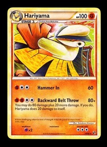 2010 Pokemon HGSS Undaunted Hariyama 14/90 NM