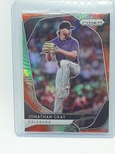 Jonathan Gray 2020 Panini Prizm Baseball - COSMIC HAZE #48 - Colorado Rockies