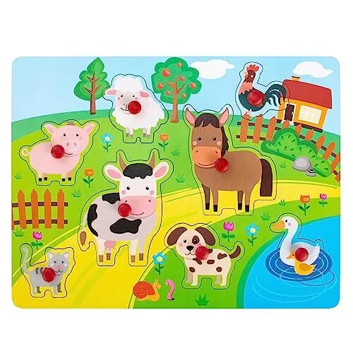 Puzzle bambini 2 anni puzzle 1 anno giochi educativi giochi legno bambini  (A9j)