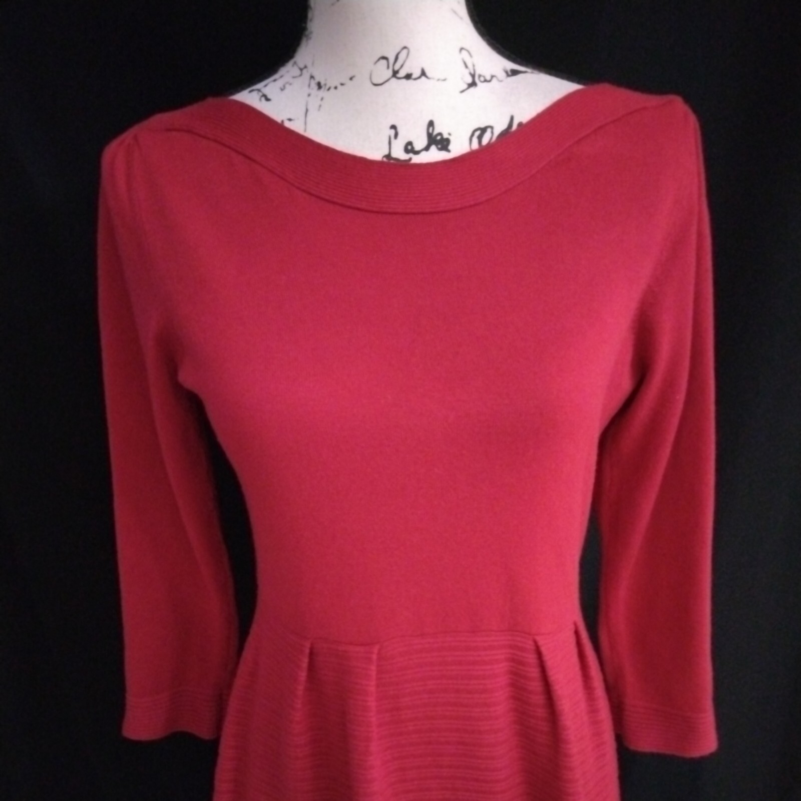 The Limited Womens Red Sweater Dress 