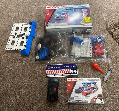 Meccano Junior Polizeistation Verfolgungsjagd - 16107 - teilgebaut