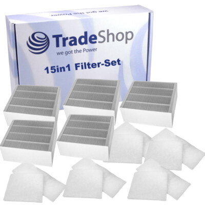 Filterset (10x Grob-, 5x Feinfilter) für Vallox ValloPlus 270 SC, 270 SE, 270 MV