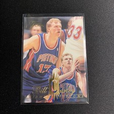 1994-95 Flair Bill Curley RC Rookie #211 Basketball Card - Detroit Pistons. rookie card picture