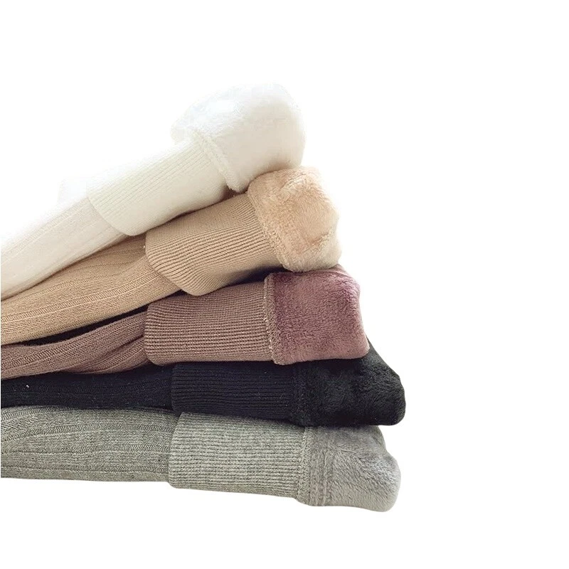 Medias súper gruesas para niñas bebé pantimedias algodón invierno cálido 0-6 años Foto 3 de 4