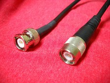 USA SELLER 20 inch TNC male plug to BNC male Pigtail Jumper Cable RG58