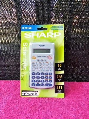 Sharp EL-501VB Scientific Calculator Brand New Sealed