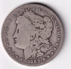 1889 O Morgan Silver Dollar 1$ Coin 90% Silver #961