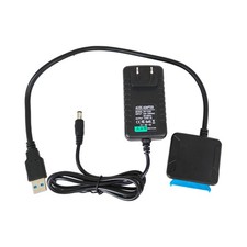 USB 3.0 to SATA External Hard Drive Reader 2.5" 3.5" HDD SSD Power adapter LOT