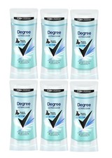 Exp 01/26 - 6 X Degree Ultraclear Deodorant Black White 72HR Pure Clean 2.6 Oz