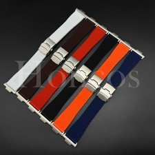 Replacement Mesh Rubber Band Watch Strap Fits for Tissot PRX Clasp  Adapter USA