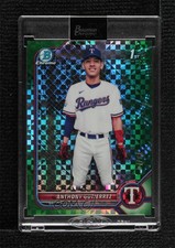 2022 Bowman Chrome X Prospects 7/31 Anthony Gutierrez #BCP-160 e7o