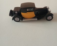 Matchbox Bugatti type 44 noir et jaune 1928 Y 24 1983