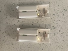 2 Pack 2800 mah Rechargeable Batteries for Wii Remote Controller White 