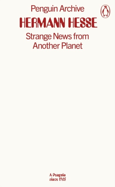 Strange News from Another Planet by Hermann Hesse (Paperback Book)