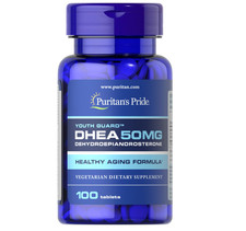 Puritan's Pride DHEA 50Mg Dietary Supplement, Promote Sugar Metabolism 100 Count