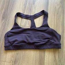 Lululemon Fast Lane Sports Bra Purple Color Women's Size 12